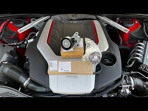 Audi S5 V belt replacement