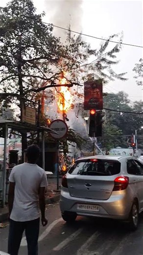 Ballygunge Wale raste main agg lag gaya mini vlog#shorts #viral #shortsviral