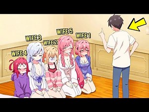 LALAKING NABASTED NG 100 TIMES KAYA BINIGYAN SIYA NG DIYOS NG 100 NA ASAWA | Anime Recap Tagalog