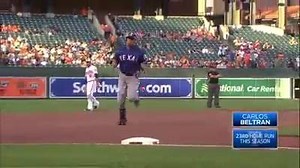137K views · 2.9K shares | #MLB - Carlos Beltrán conectó su primer cuadrangular en uniforme de los Rangers de Texas el #23 de la temporada . Ese es también su primer hits con Texas. Via: MLB.com | TAB Deportes | Facebook