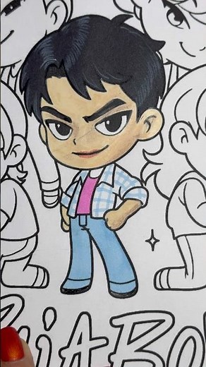 JUNI SAJA: Full Speedpaint! 😈✨ (K-Pop Demon Hunters) #art #kpopdemonhunters #drawing #fanart