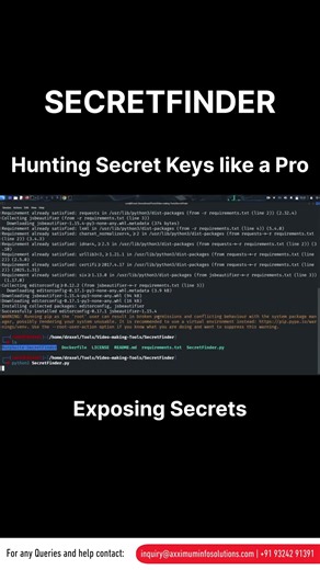 SECRETFINDER Hunting Secret Keys Like a Pro #kalilinux #ethicalhacking