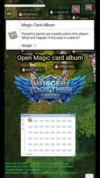 Open Magic card album dapet card dark illusion card . FREERO RAGNAROK PRE RENEWAL