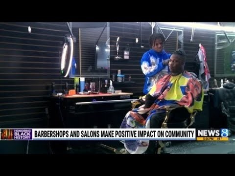 Barbershops and salon make positive impact on community
