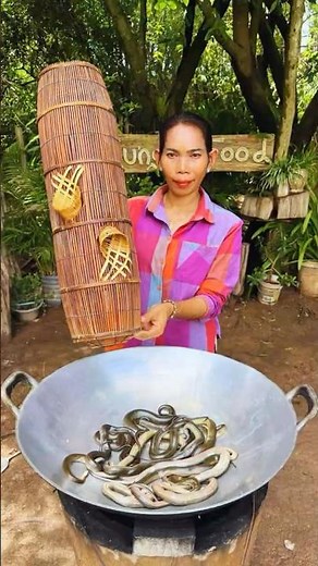 Snake ASMR Cooking Recipe #snake #asmr #cooking #food