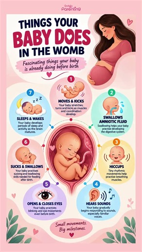 7 Amazing Things Babies Do in the Womb