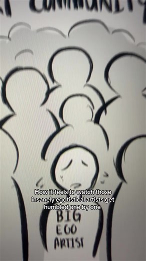 Having a inflated ego reallyyyyy takes you down as an artist yall 😹 #fyp #foryou #art #artist #arttok #artistsoftiktok #silly #rant #viral #trending #fyppppppppppppppppppppppp #fypシ゚viral #doodle #persona