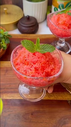 🔥 Viral Watermelon Shaved Ice 🍉 | Easy Summer Dessert Recipe | Refreshing Summer Drink & Healthy