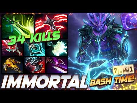 Faceless Void 34 Frags - BASH TIME! - Dota 2 Pro Gameplay [Watch & Learn]