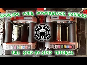 Knurled Handle DIY Upgrade For Your Power Blocks Tutorial