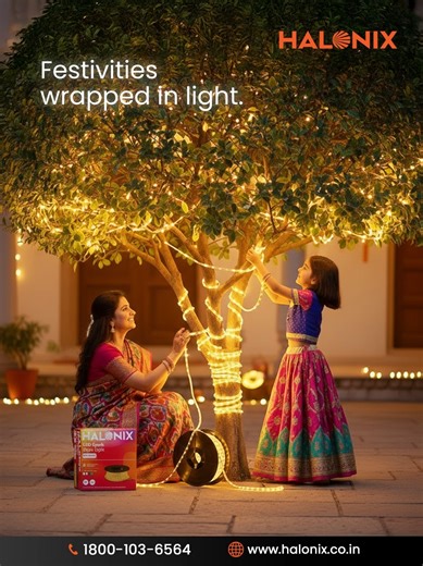1.5K reactions · 17 shares | Create beautiful moments this festive season with Halonix LED Spark Rope Lights! They’re easy to use and bring a warm glow to your home. #Halonix #LEDlights #RopeLights #FestivalOfLight | Halonix Technologies | Facebook