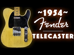 The Holy Grail of Telecasters - an Original 1954 Blackguard Fender Tele