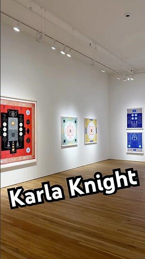 Karla Knight art exhibition tour at Andrew Edlin Gallery in NYC 2026 #art
