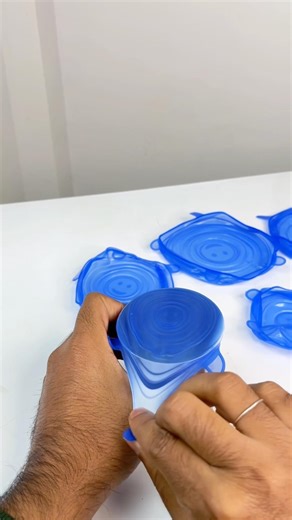 Silicone Lids For Food | Reusable & Spill proof #kitchengadgets #product