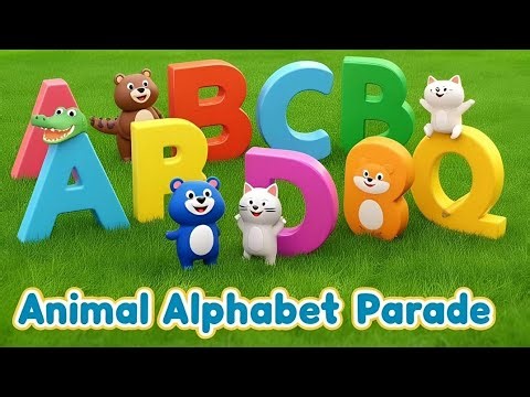 Alphabet Animals🎶| ABC animals song for kids |nursery rhyme