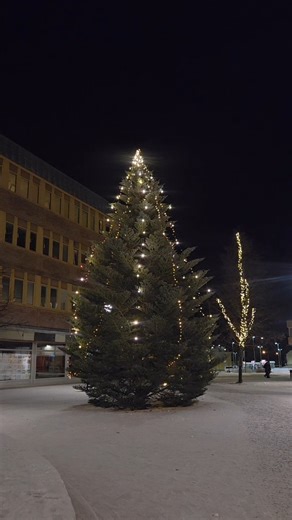 🎄 GRANEN HAR KOMMIT TILL TORGET I KRAMFORS 🎄 Belysningen är på plats och julstämningen börjar sprida sig i kommunen. Ni har väl inte missat helgens evenemang; Klara, Färdiga, Jul, som börjar redan på fredag och avslutas med skyltsöndag 🎅🎁 Vi ser fram emot att fira in julen tillsammans med er! ❤️ | Kramfors kommun