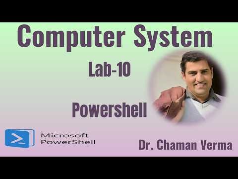 Computer System Lab - 10 | Informatics | POWERSHELL Scripts | MICROSOFT WORLD