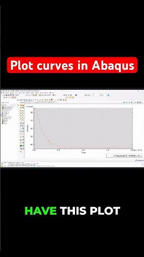 Master PLOT XY Curves in Abaqus CAE the FAST and EASY Way! #shorts