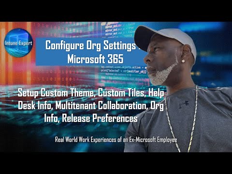 Configuring Organization Settings in Microsoft 365