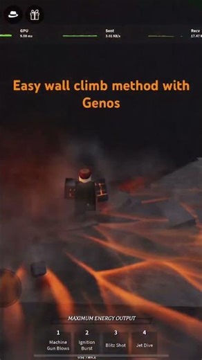 Wallclimb tutorial genos #viral #roblox #trending #tsb #thestrongestbattlegrounds #fyp