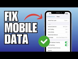 How To Fix Mobile Data Not Working on O2 (iPhone)