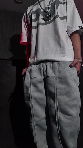 Cozy gray sweatpants Thick fabric heavyweight cotton!