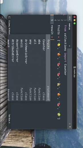 🐍 Python Trick 4 | Auch das kann Python: 🍌Schweißfrei Fruchtkörbe sortieren 🍌