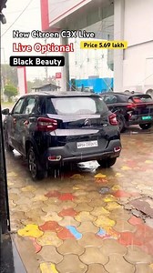 Citroën C3 Live Optional Black Beauty 🖤 New Delivery | Best Budget Hatchback? #Shorts