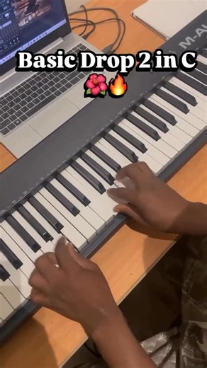 Hyppolite Mushikita on Instagram: "Drop 2s piano tutorial 🔥🙌😅🎹❤️"