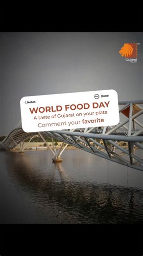 This World Food Day, let’s celebrate the flavors of Gujarat that bring joy to every plate. Comment your favorite dish below. #Worldfoodday #FlavorsofGujafat #tasteofgujarat #Gujarattourism | Gujarat Tourism