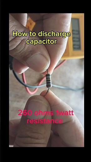 How to discharge capacitor