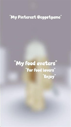 Top Food-Themed Roblox Avatars #robloxavatar #robloxstyle