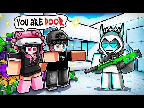 Her RICH Boyfriend Called Everyone POOR, So I HUMBLED Him... (Roblox Rivals)