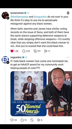#greenscreen the NAACP jumped in after an online creator tried to use a local NAACP award as a trump card when being rightfully called out about racist rhetoric in this campaign