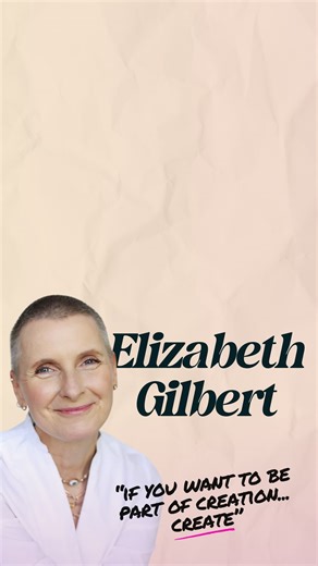 17K views · 59 reactions | To create is not frivolous, it’s your birthright. Elizabeth Gilbert’s words remind us that creativity connects us all - it is a living and breathing entity that we are all capable of tapping into. ✨ | The Telepathy Tapes | Facebook