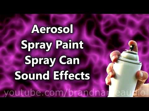 Spray Paint Spray Can Sound Effect