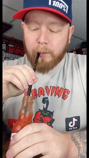 Look up the Worlds Hottest Straw. #pepperextract #facebookreelsviral #franksredhot #cravingcapsaicin #hotsauce #worldshotteststraw #spicychallenge #spicekingdom #spiceking #spicechallenge | Craving Capsaicin