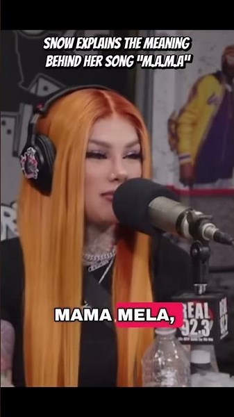 Holy airball 🤭 Snow explains the meaning behind her song MAMA #snowthaproduct #beforeicrashouttour