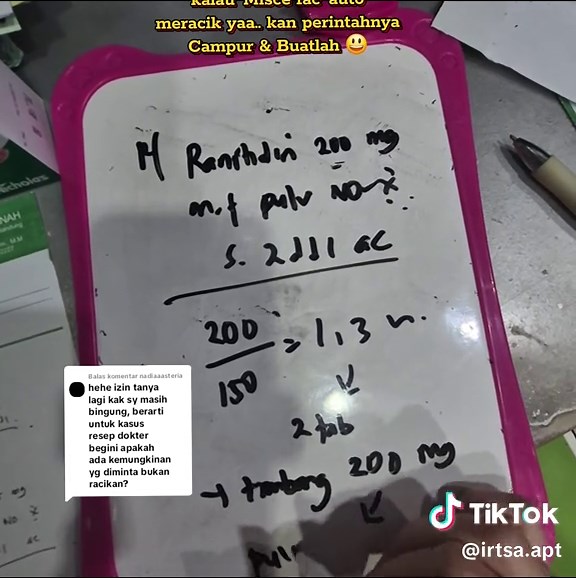 Cara Meracik Ranitidin dengan Benar