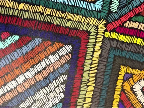 Retro Textured Peel and Stick Wallpaper Geometric Patchwork color Mosaic Wallcovering Backsplashes for bathroom Abstract patterns removable wallpaper Contact Paper (colorful block, 17.3"x118")