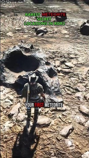 Meteorites Location Revealed RDR2 Top Secret #rdr2 #arthurmorgan