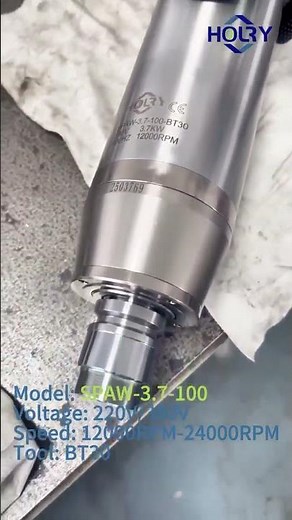 Pushing the Limits: HOLRY Air-Cooled Spindle Motor Put to the Test! 🔥