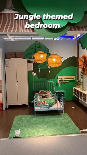 Jungle Themed Bedroom Ideas for kiddos #junglethemedecoration #bedroomdesign #kiddos | Victor Cudo