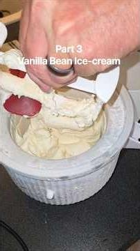 Part 3: Vanilla Bean Ice-cream. #vanillabean #icecream #homemade