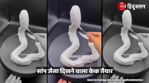 King Cobra: Video देख हो जाओगे कन्फयूज की इस 'Snake Cake' से डरे या खांए!