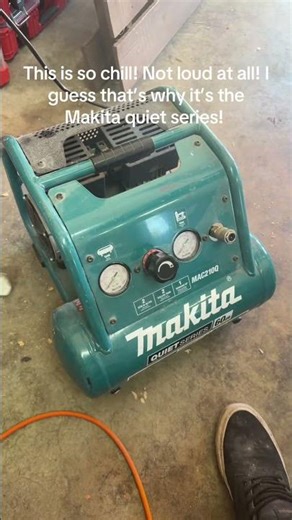 Quietest compressor I’ve ever used… Makita did it right!