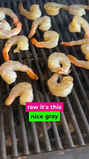 How To Tell When Your Grilled Shrimp Is Perfectly Cooked #shorts