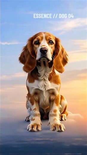 The Most Ethereal Mist Dog Animation You’ll See Today #CloudAnimation #Aesthetic #Shorts