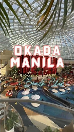 PART 1 | Daycation but make it EXTRA! 🏖️ Okada Manila day tour w/ beach club access to Cove Manila