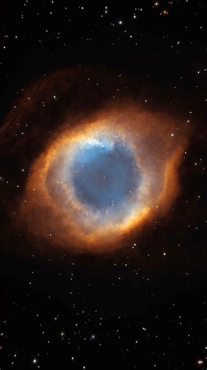 Zoom into Helix Nebula #cosmiczoom #spacezoom #helixnebula